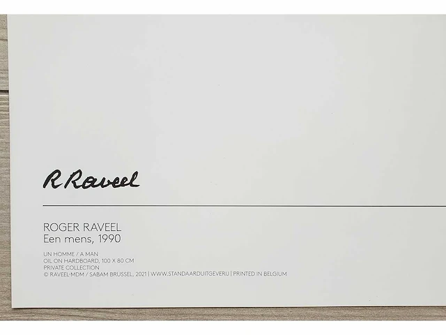 Roger raveel - een mens - offset - afbeelding 5 van  5