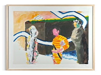 Roger raveel - een moeilijk gesprek - afbeelding 1 van  1