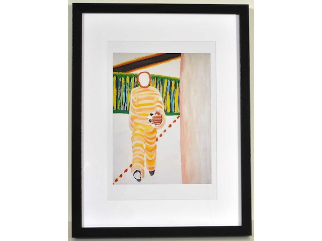 Roger raveel - een schilderij, een man, een stap - offset - afbeelding 1 van  3