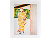 Roger raveel - een schilderij, een man, een stap - offset - afbeelding 2 van  3