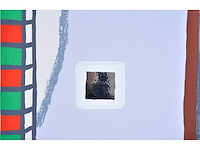 Roger raveel - geluidloze tuin - kleurenzeefdruk met spiegel - afbeelding 4 van  8