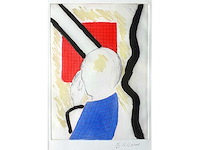 Roger raveel - giotto - kleurenets - n° 11/40 - afbeelding 1 van  4