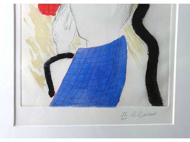 Roger raveel - giotto - kleurenets - n° 11/40 - afbeelding 2 van  4