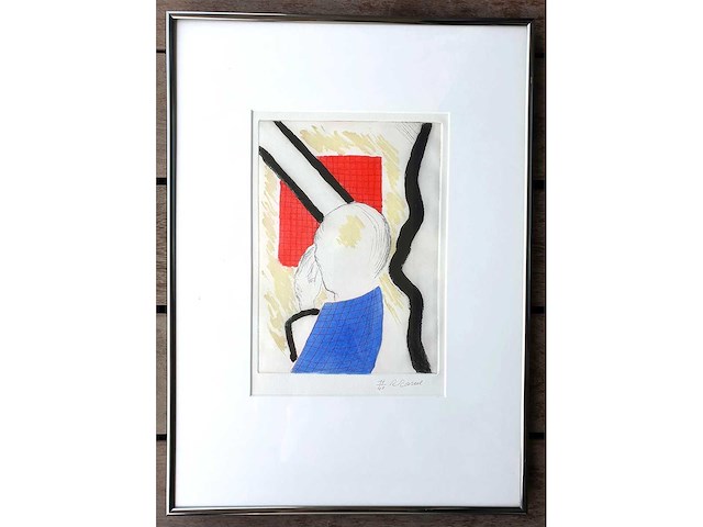 Roger raveel - giotto - kleurenets - n° 11/40 - afbeelding 3 van  4