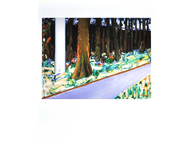 Roger raveel - het bos - offset - afbeelding 1 van  1