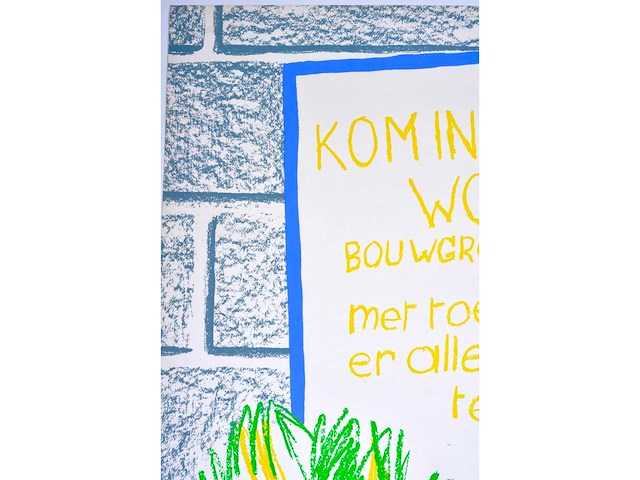 Roger raveel - kom in het bos wonen - litho - afbeelding 6 van  8