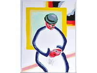 Roger raveel - la berceuse - litho - afbeelding 2 van  8