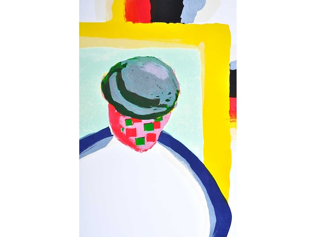 Roger raveel - la berceuse - litho - afbeelding 7 van  8