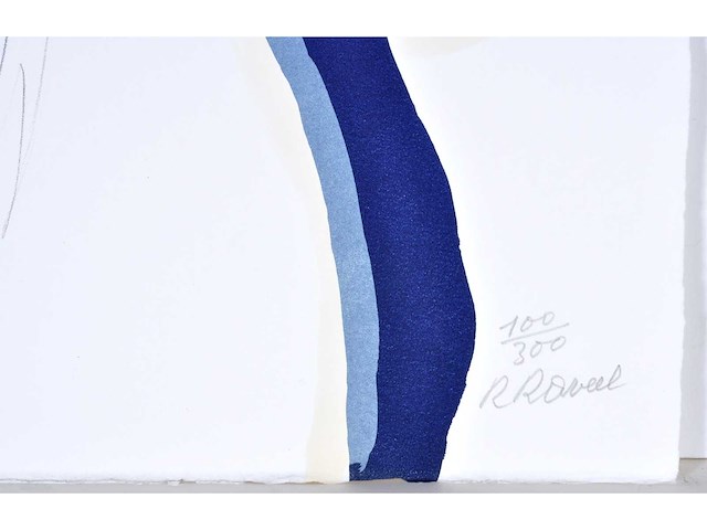 Roger raveel - la berceuse - litho - afbeelding 3 van  8