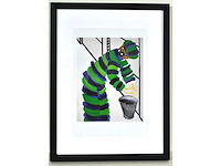 Roger raveel - man, emmer enz. - offset