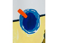 Roger raveel - man op stoel - kleurenlithografie - afbeelding 5 van  10