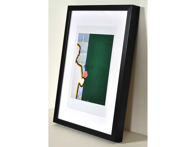 Roger raveel - man voor deur met grendel - offset - afbeelding 3 van  3