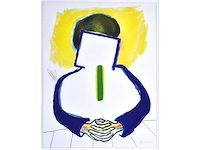 Roger raveel - meditatie - litho - afbeelding 2 van  8