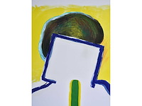 Roger raveel - meditatie - litho - afbeelding 5 van  8