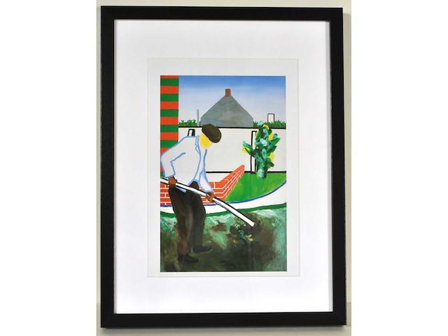 Roger raveel - mijn tuinman, maar laat dit een hulde zijn aan de vlaamse expressionisten - offset - afbeelding 1 van  3