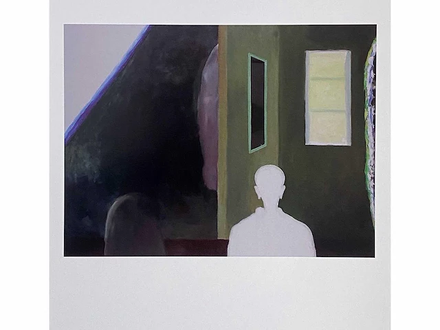 Roger raveel - nacht in een kamer - offset - afbeelding 2 van  3
