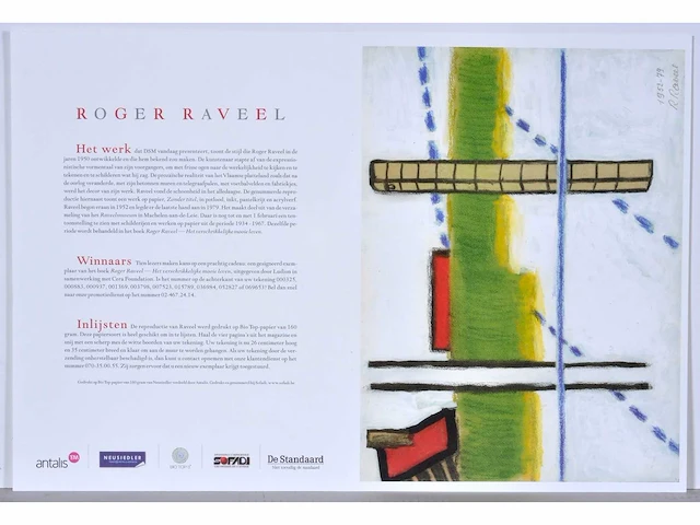 Roger raveel - offset - afbeelding 4 van  4