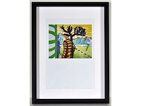 Roger raveel - ontmoeting met het blauw van de vrouw - offset