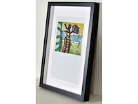 Roger raveel - ontmoeting met het blauw van de vrouw - offset - afbeelding 2 van  2