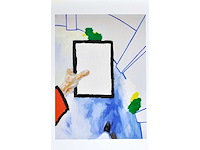 Roger raveel - op stap met een tekenblad - offset - afbeelding 2 van  3