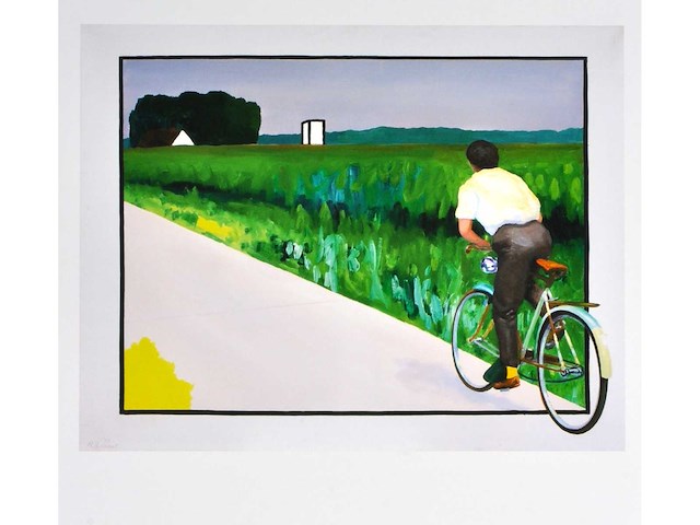 Roger raveel - op weg naar zijn geliefde - offset - afbeelding 2 van  3