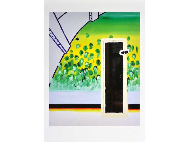 Roger raveel - portret van mijn tuin - offset - afbeelding 2 van  3