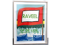 Roger raveel - raveel op de leie - zeefdruk - afbeelding 2 van  8