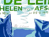 Roger raveel - raveel op de leie - zeefdruk - afbeelding 3 van  8