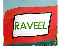 Roger raveel - raveel op de leie - zeefdruk - afbeelding 4 van  8