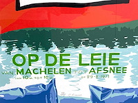 Roger raveel - raveel op de leie - zeefdruk - afbeelding 5 van  8