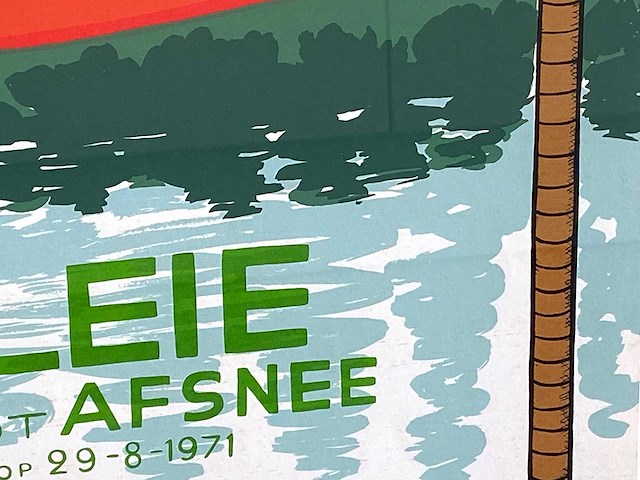 Roger raveel - raveel op de leie - zeefdruk - afbeelding 6 van  8