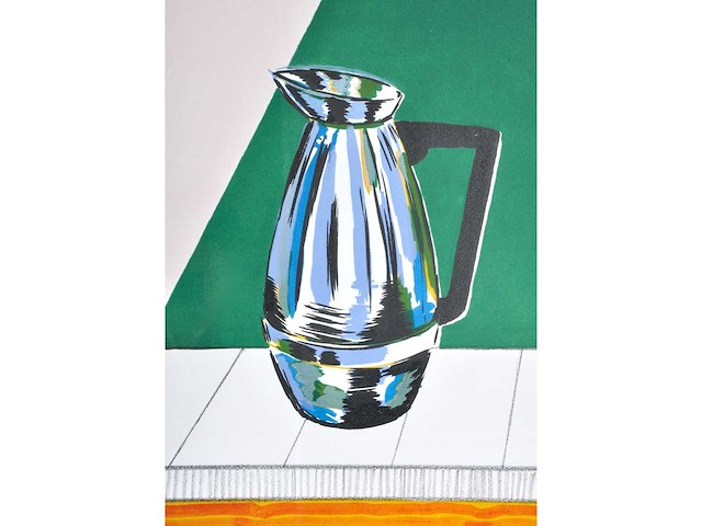 Roger raveel - tafel met koffiekan - litho - afbeelding 2 van  3