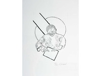 Roger raveel - tegenover het vlak - ets - afbeelding 1 van  7