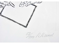 Roger raveel - tegenover het vlak - ets - afbeelding 3 van  7