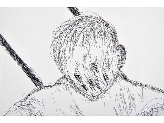 Roger raveel - tegenover het vlak - ets - afbeelding 6 van  7