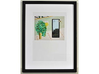 Roger raveel - tuin met spiegel - offset - afbeelding 1 van  3
