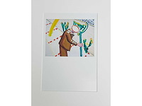 Roger raveel - vader plant een boompje in de witte ruimte van de aarde - offset - afbeelding 2 van  8