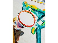 Roger raveel - vader plant een boompje in de witte ruimte van de aarde - offset - afbeelding 8 van  8