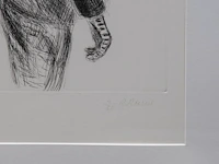 Roger raveel (1921-2013), 'een mens', 1987, etching, n° 4/30 32.5 x 27.5 cm. (12.80 x 10.83 in.), frame: 82.5 x 62.5 cm. (32.47 x 24.60 in.) - afbeelding 4 van  6