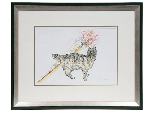 Roger raveel (1921-2013), 'felix vulgaris', silkscreen, artist proof, n° iv/x - afbeelding 2 van  6