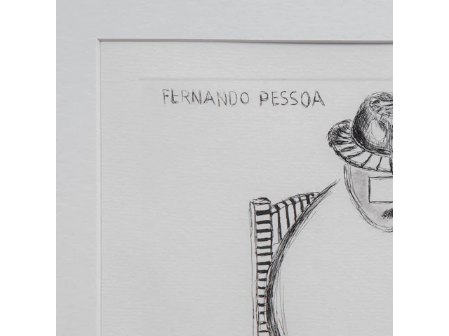 Roger raveel (1921-2013), 'fernando pessoa', 1982, etching, n° 3/30 35 x 26 cm. (13.77 x 10.24 in.), frame: 82 x 62.5 cm. (32.28 x 24.60 in.) - afbeelding 6 van  6