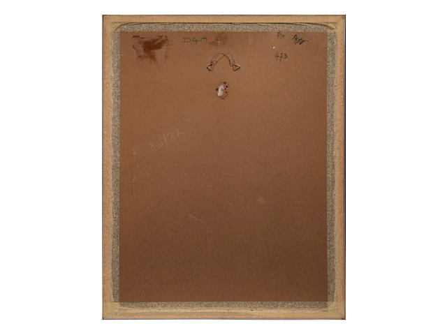 Roger raveel (1921-2013), self-portrait, lithograph, n° 199/200 74 x 54 cm. (29.12 x 21.26 in.), frame: 94 x 74 cm. (37.00 x 29.12 in.) - afbeelding 3 van  5