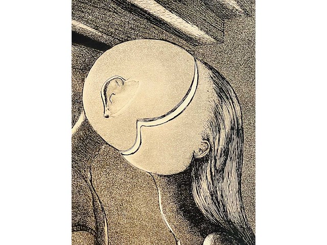 Roger van akelijen - ets - afbeelding 2 van  9