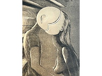 Roger van akelijen - ets - afbeelding 9 van  9