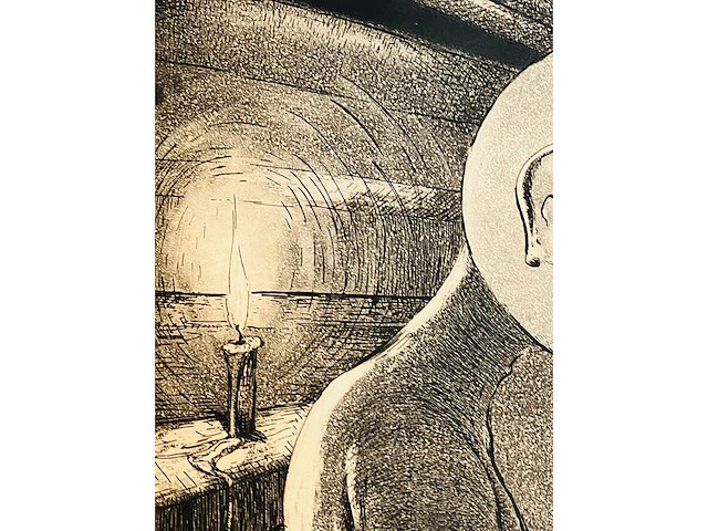 Roger van akelijen - ets - afbeelding 6 van  9