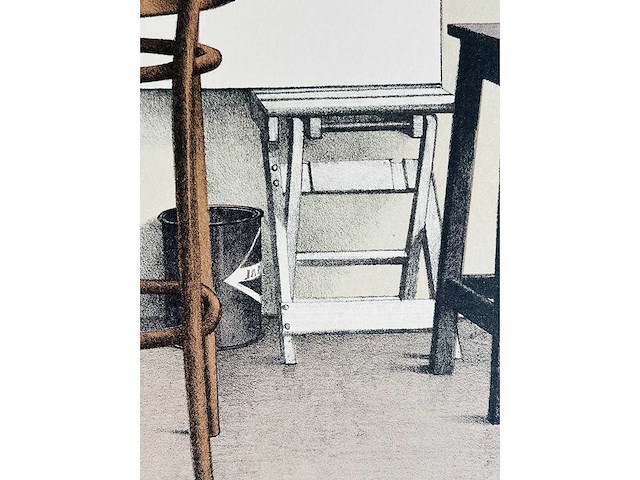 Roger wittevrongel - het atelier - kleurenzeefdruk - afbeelding 9 van  10