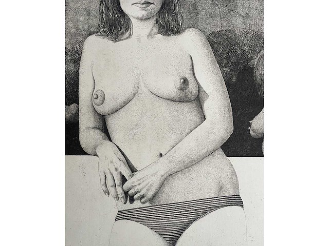 Roger wittevrongel - torso - ets - afbeelding 1 van  10