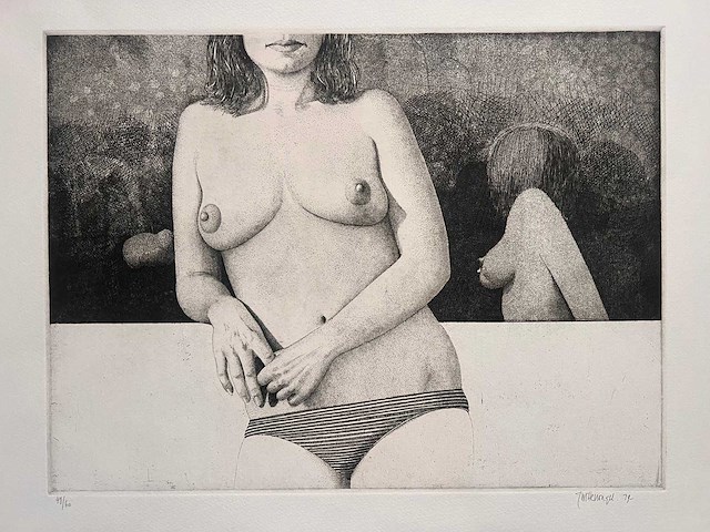 Roger wittevrongel - torso - ets - afbeelding 9 van  10