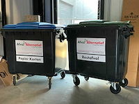 Rol afvalcontainer (2x) - afbeelding 1 van  1