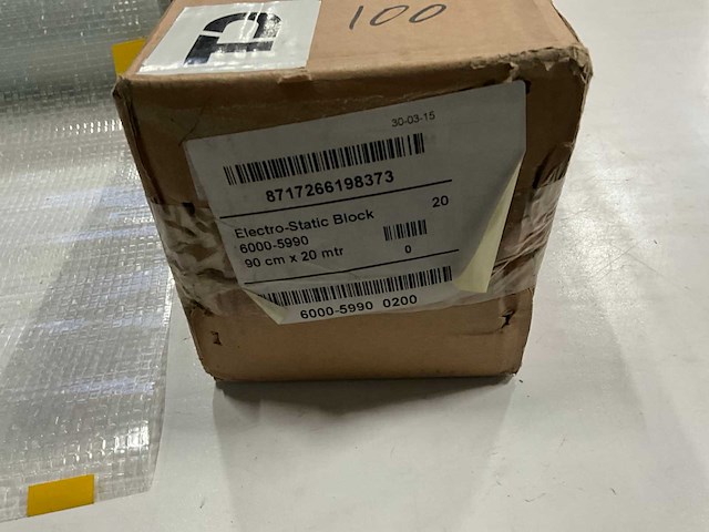 Rol electro static folie 90 cm x 20 m (2x) - afbeelding 6 van  7